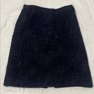 J. Crew Dark Tweed A-Line Skirt